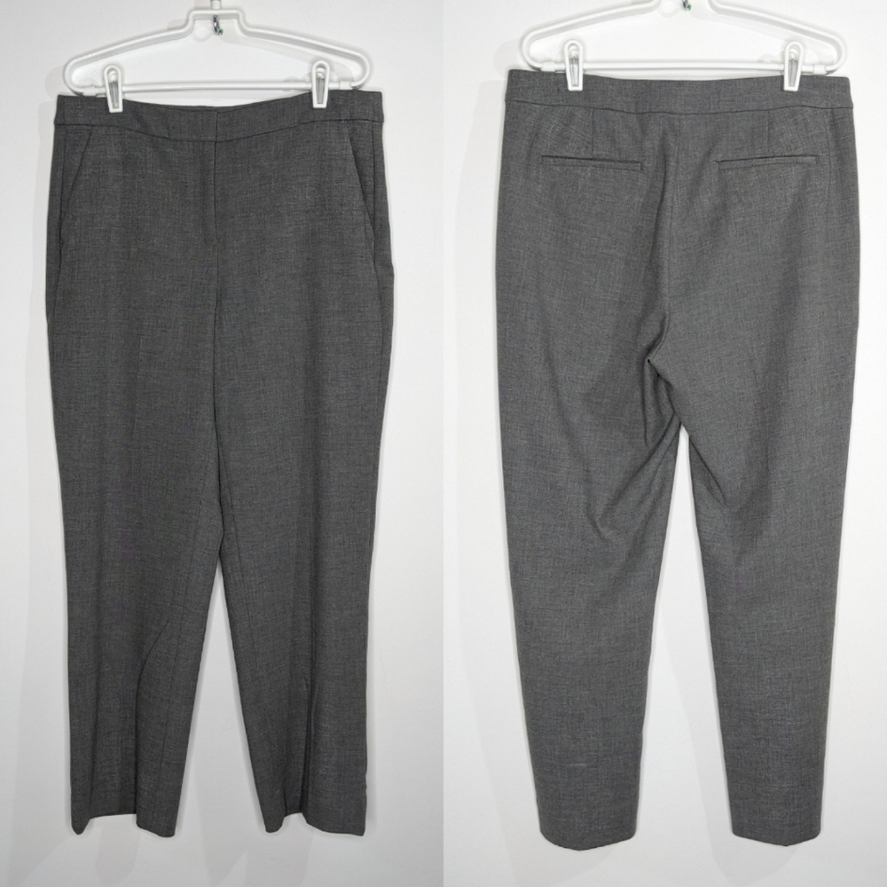 J Crew Kate grey professional work slacks pants 12